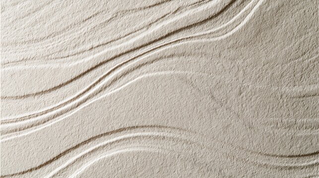 Abstract wave texture background with gentle light and shadow effects