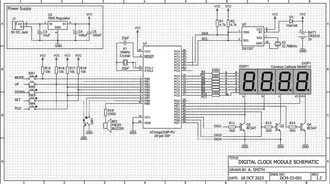 Architectural Blueprint of a House Building Design with Floor Plan, Technical Drawing, Construction Engineering and CAD Drafting on Paper