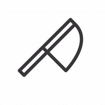 Knife animation icon for social media, presentations, videos, websites. Alpha Channel