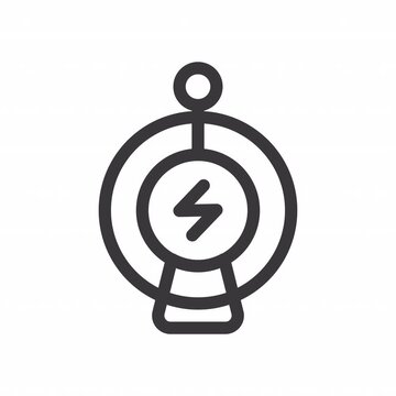 Lantern animation icon for social media, presentations, videos, websites. Alpha Channel