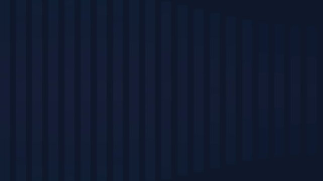 Dynamic motion of vertical blue lines in a digital abstract background for technology and science themes.