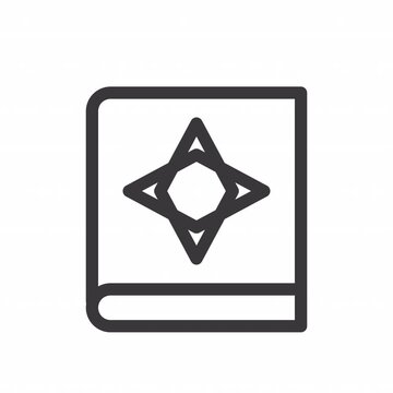 Magic Book animation icon for social media, presentations, videos, websites. Alpha Channel