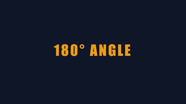 180 degree angle rule cinematography concept for education and technical filmmaking tutorials animation 4k