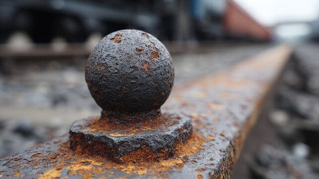 Old Railway Rivet Rusted Steel Texture