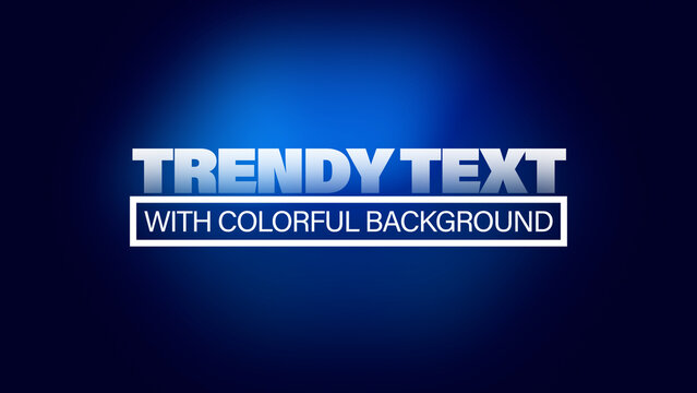 Text Animations with Colorful Background
