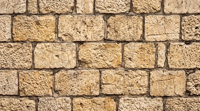 Ancient Stone Wall Texture Background