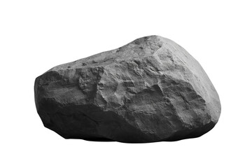 Fototapeta premium Rounded Dark Gray Boulder Rock