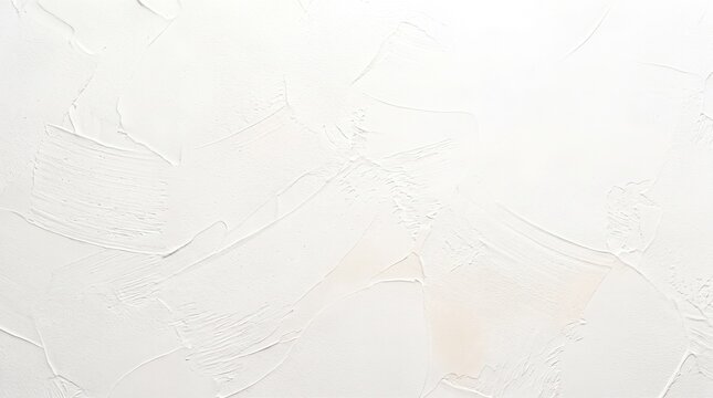 Abstract white textured background with subtle paint strokes