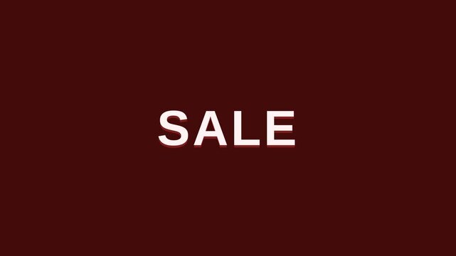 Dynamic motion of sale sign in retail store window showcasing discounts and promotional offers.