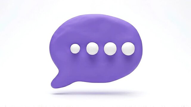 3D animated yellow clay notification bell floating on a white background