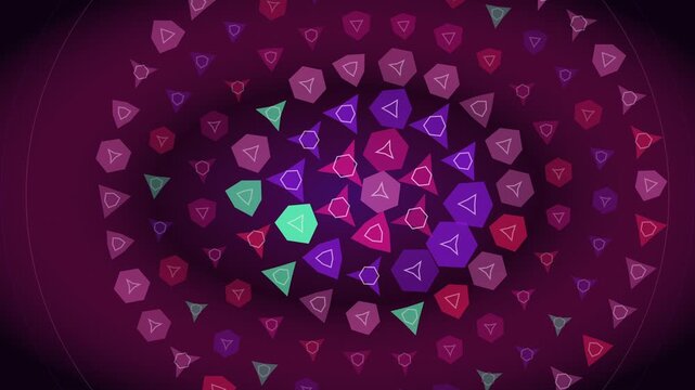 Abstract backdrop vertical animation. Background multicolor for portrait format footage. Abstract minimal background