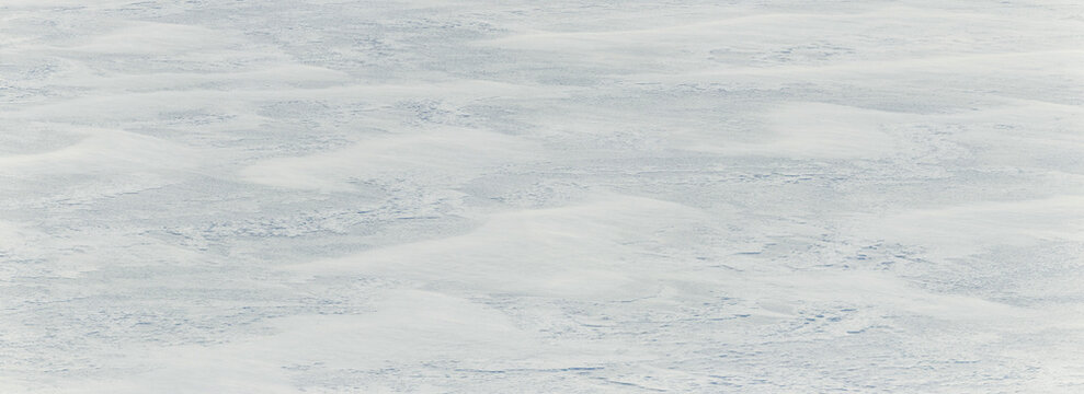 Snow texture, snow cover with uneven surface