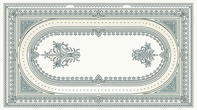vintage border and ornate frame with classic decorative elements an elegant design template perfect for certificates invitations or graphic resources.