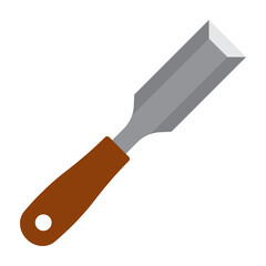 Fototapeta premium Chisel icon. vector illustration on white background
