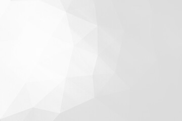 Obraz premium White abstract background subtle geometric pattern, soft gradient and elegant textures. Clean minimal backdrop for branding, presentations, packaging, websites, business templates and modern design.
