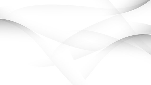 Abstract white digital dynamic wave background. Futuristic hi-technology concept. Business banners, flyers, and presentations. Vector illustration