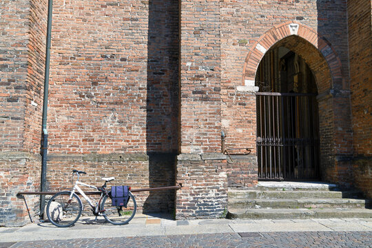 Basilica of Sant'Antonino in Piacenza, a famous Romanesque building dating back to the 11th century and dedicated to the patron saint of the city