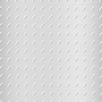 Polished silver metal grille texture. Brushed metallic surface pattern. Seamless industrial steel background for modern decorative design and wallpaper
