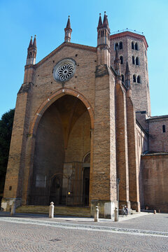Basilica of Sant'Antonino in Piacenza, a famous Romanesque building dating back to the 11th century and dedicated to the patron saint of the city
