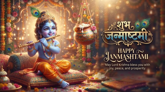 janmastami background
