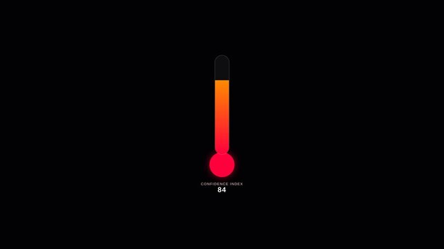 Motion of a Digital Thermometer Displaying Rising Temperature in a Dynamic Visual Sequence.