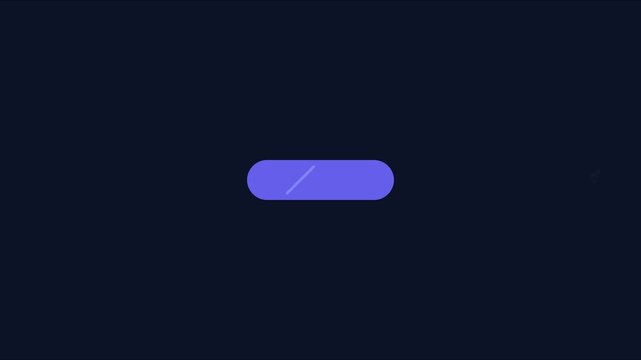 Animated send button with paper plane for digital interface and user experience animation 4k