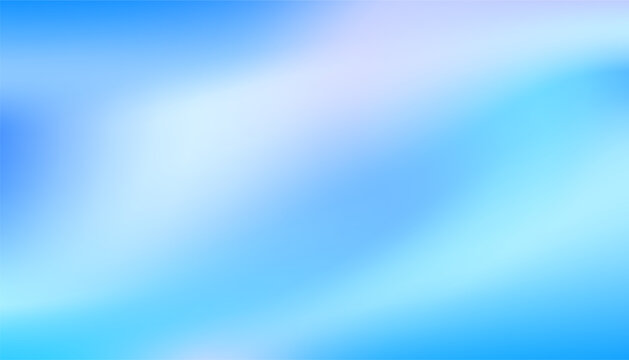 Blue white soft cloud gradient abstract background, clean elegant modern design, blurred smooth wavy transitions from deep turquoise to bright sky tones