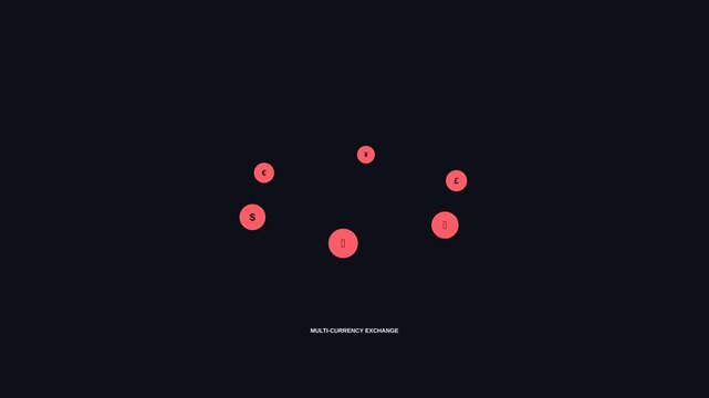 Motion of Red Dots Forming Dynamic Circular Pattern in Video for Visual Effect.