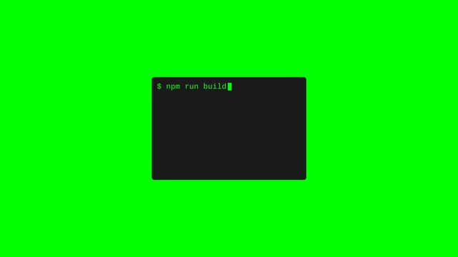 Motion of computer screen flickering on green background for digital display analysis.