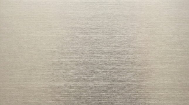 Brushed metal texture background, silver stainless steel surface, industrial aluminum finish with horizontal grain, metallic backdrop for tech design
