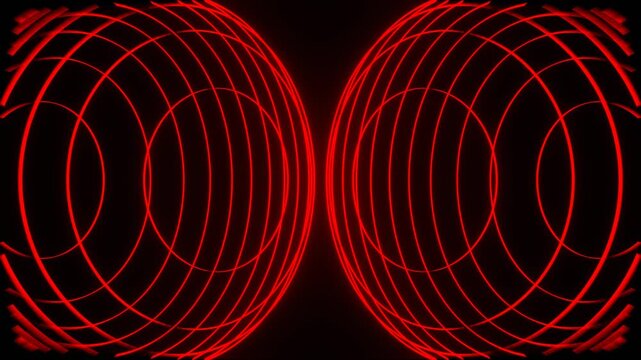 Red Endless Underrated Path Background VJ Loop in 4K