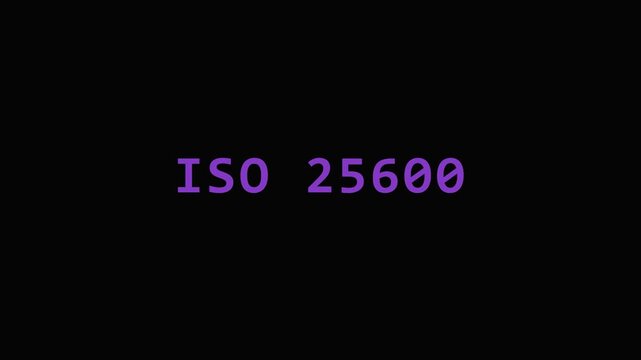 Iso 25600 camera setting text display for and videography tutorials animation 4k camera settings digital camera