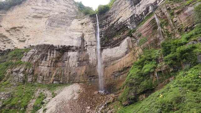 Okatse waterfall in the beautiful Okatse Canyon in Georgia