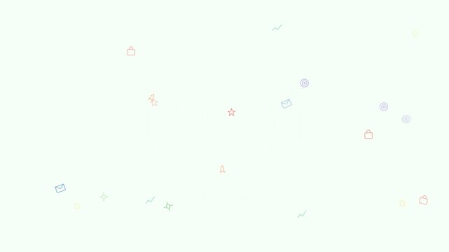 Motion of Falling Snowflakes in a Winter Scene for a Calm and Serene Atmosphere.
