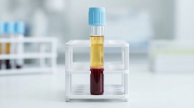 Blood Sample in Laboratory Collection Tube