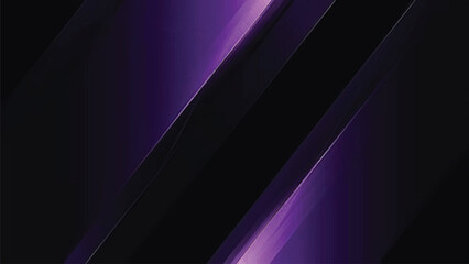 Obraz premium Diagonal dark metallic bands with purple light accents.