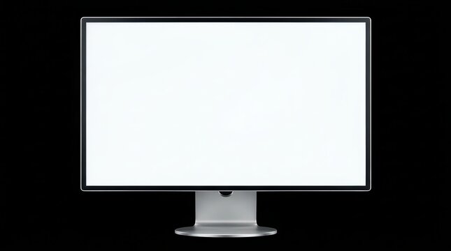 A professional desktop display for presentations and graphic design work.