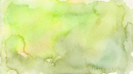 Fototapeta premium Fresh lime green watercolor texture for eco friendly design.
