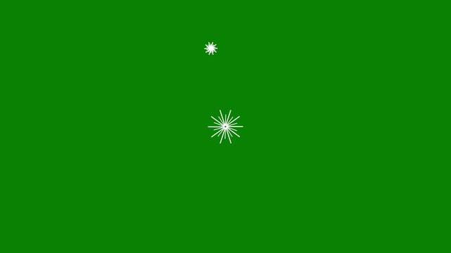 Firework circle burst animation, Firework circle burst animation, line explotion on 4K green screen. shiny circle burst and firework explosion animation loop. Line, shiny, explosion.Circle burst.