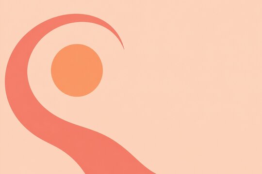 Daily movement break represented by a simple stretching ribbon