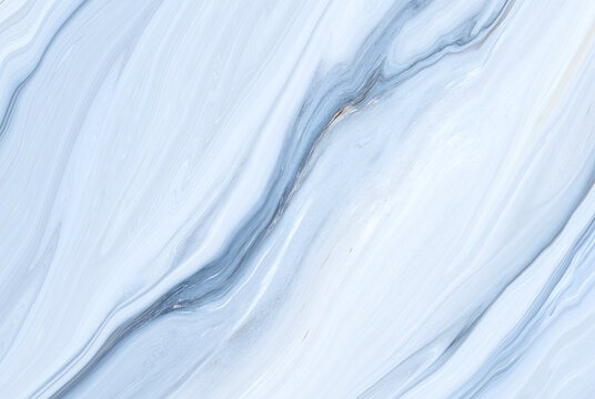 Marble rock texture blue ink pattern liquid swirl paint white dark that is Illustration background for do ceramic counter tile silver gray that is abstract waves skin wall luxurious art ideas concept.