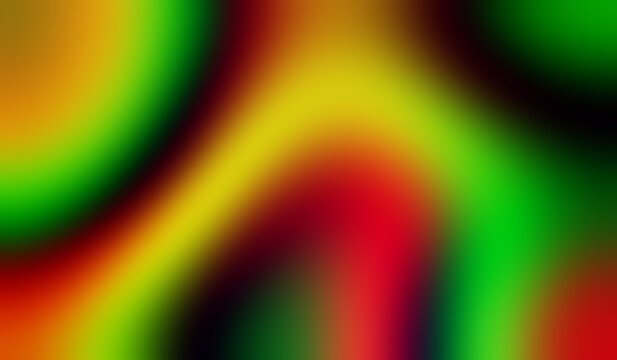 Warm Red Yellow and Green Chevron Arch Gradient Background