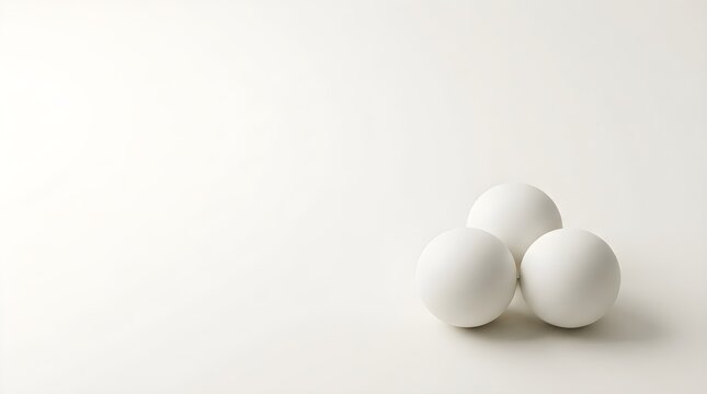 Two white 3D dice on plain background for gambling or probability concept