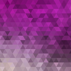 Fototapeta premium Abstract geometric background with a gradient from deep violet to light lavender colors with a triangular pattern. EPS 10