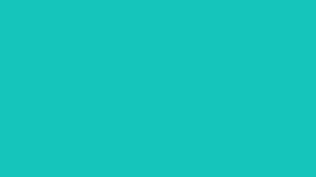 Solid bright turquoise color background texture with clean flat surface design