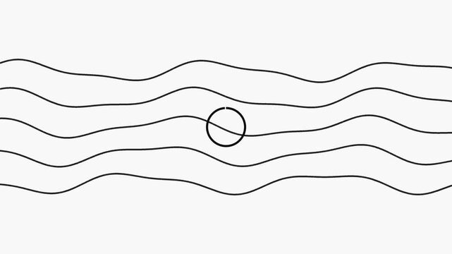 Waves loading animation