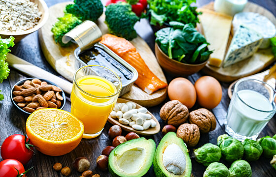 Food products recommended for osteoporosis and healthy bones