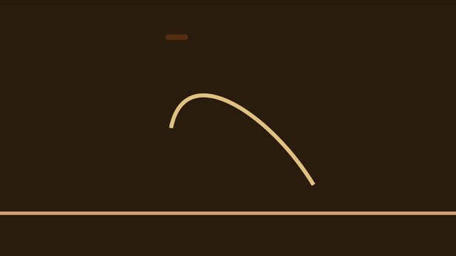 Minimalist penny farthing bicycle animation: vintage victorian cycle motion 4k