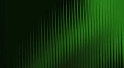 Fototapeta premium Abstract green background with vertical lines and soft gradient light texture
