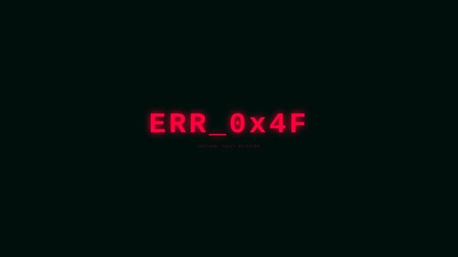 Motion error screen with red text displaying error code on black background for technical issue analysis.
